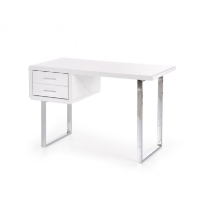 Стол компьютерный HALMAR B30 белый/хром